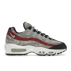 Nike �i�C�L �����Y �X�j�[�J�[ �yNike Air Max 95 Social FC�z �T�C�Y US_11.5(29.5cm) Light Bone/Summit White/Khaki/Dune Red/Velvet Brown/Lemon Wash