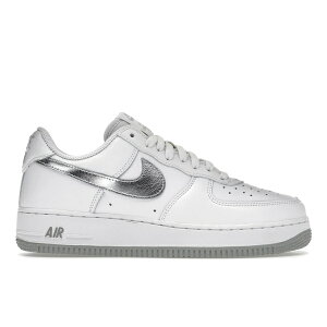 Nike �i�C�L �����Y �X�j�[�J�[ �yNike Air Force 1 '07 Low Color of the Month White Metallic Silver�z �T�C�Y US_7(25.0cm) White-Metallic Silver-Metallic Gold