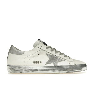 Golden Goose �S�[���f���O�[�X �����Y �X�j�[�J�[ �yGolden Goose Super-Star White Silver Glitter�z �T�C�Y US_M_14 White/Silver/Glitter