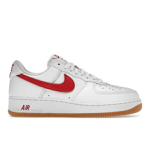 Nike �i�C�L �����Y �X�j�[�J�[ �yNike Air Force 1 '07 Low Color of the Month University Red Gum�z �T�C�Y US_7.5(25.5cm) White/University Red/Gum Yellow