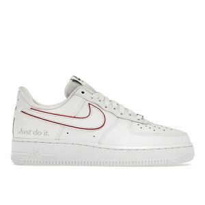 Nike �i�C�L �����Y �X�j�[�J�[ �yNike Air Force 1 Low Just Do It White Noble Green Metallic Silver University Red�z �T�C�Y US_11(29.0cm) White/Noble Green/Metallic Silver/University Red