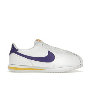 Nike �i�C�L �����Y �X�j�[�J�[ �yNike Cortez Lakers�z �T�C�Y US_10(28.0cm) White/Varsity Maize/Varsity Purple