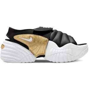 Nike �i�C�L ���f�B�[�X �X�j�[�J�[ �yNike Air Adjust Force Sandal Black Metallic Gold (Women's)�z �T�C�Y US_W_10 Black/Metallic Gold-White