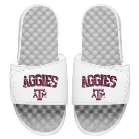 アイスライド メンズ サンダル シューズ Texas A&M Aggies ISlide Distressed Logo Slide Sandals White
