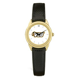 ジャーディン レディース 腕時計 アクセサリー VCU Rams Women's Medallion Leather Watch Gold/Black
