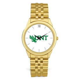 ジャーディン メンズ 腕時計 アクセサリー North Texas Mean Green Team Logo Rolled Link Bracelet Wristwatch -