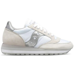 Saucony �T�b�J�j�[ ���f�B�[�X �X�j�[�J�[ �ySaucony Jazz Triple White Silver (Women's)�z �T�C�Y US_W_11 White/Silver