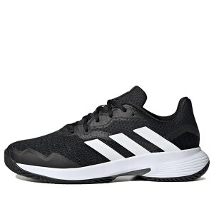 adidas �A�f�B�_�X �����Y �X�j�[�J�[ �yadidas CourtJam Control Tennis Shoes 'Black White' ID1535�z �T�C�Y US_8(26.0cm)