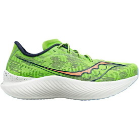 サッカニー メンズ フィットネス スポーツ Saucony Men's Endorphin Pro 3 Running Shoes Neon Green