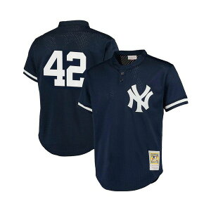 �~�b�`�F��&�l�X �����Y �V���c �g�b�v�X Men's Mariano Rivera Navy New York Yankees Cooperstown Collection Big and Tall Mesh Batting Practice Jersey Navy