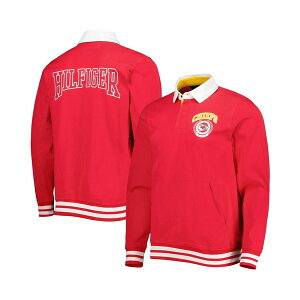 g~[ qtBK[ Y Vc gbvX Men's Red Kansas City Chiefs Cody Long Sleeve Polo Shirt Red