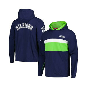 g~[ qtBK[ Y Vc gbvX Men's College Navy Seattle Seahawks Morgan Long Sleeve Hoodie T-shirt Navy