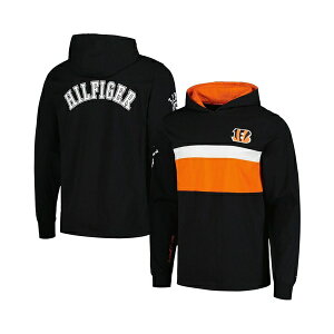 g~[ qtBK[ Y Vc gbvX Men's Black Cincinnati Bengals Morgan Long Sleeve Hoodie T-shirt Black