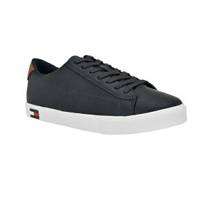 トミー ヒルフィガー メンズ スニーカー シューズ Men's Risher Low Top Lace Up Sneakers Navy/Cognac