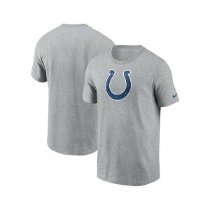 iCL Y Vc gbvX Men's Gray Indianapolis Colts Primary Logo T-Shirt Gray