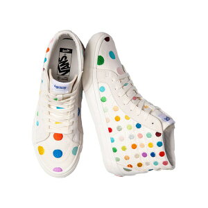 Vans �o���Y �����Y �X�j�[�J�[ �yVans Sk8-Hi Reissue VLT LX Damien Hirst Polka Dots�z �T�C�Y US_10.5(28.5cm) Polka Dot/White