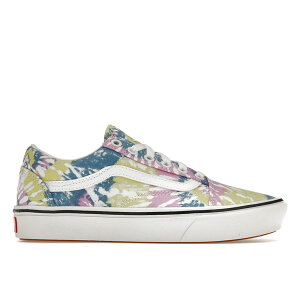 Vans �o���Y �����Y �X�j�[�J�[ �yVans ComfyCush Old Skool Tie-Dye�z �T�C�Y US_5(23.0cm) Orchid/True White