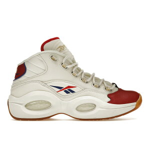Reebok ���[�{�b�N �����Y �X�j�[�J�[ �yReebok Question Mid White Red Blue�z �T�C�Y US_M_4.5 White/Red/Blue/Gum
