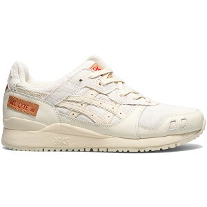 ASICS �A�V�b�N�X �����Y �X�j�[�J�[ �yASICS Gel-Lyte III Okayama Denim White�z �T�C�Y US_8.5(26.5cm) Cream White/Tan/Red