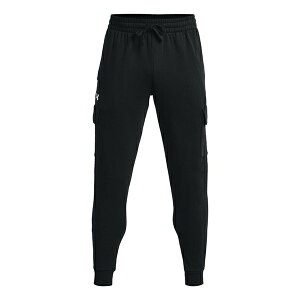 Under Armour A_[A[}[ Y Xj[J[ yUnder Armour Rival Fleece Cargo Joggers 'Black White' 1382134-001z TCY US_M_XL