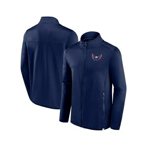 �t�@�i�e�B�N�X �����Y �W���P�b�g���u���]�� �A�E�^�[ Men's Navy Washington Capitals Authentic Pro Full-Zip Jacket Navy
