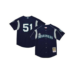 �~�b�`�F��&�l�X �����Y �V���c �g�b�v�X Men's Ichiro Suzuki Navy Distressed Seattle Mariners Cooperstown Collection Batting Practice Jersey Navy