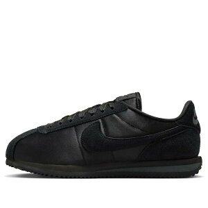Nike �i�C�L ���f�B�[�X �X�j�[�J�[ Black/Dark Smoke Grey/Black �y(WMNS) Nike Cortez Textile Satin 'Triple Black' FV5420-002�z �T�C�Y US_5(22.0cm)