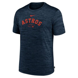 ナイキ メンズ Tシャツ トップス Houston Astros Nike Authentic Collection Velocity Performance Practice TShirt Navy