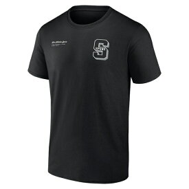 ファナティクス メンズ Tシャツ トップス San Antonio Spurs Fanatics Branded Split Zone TShirt Black