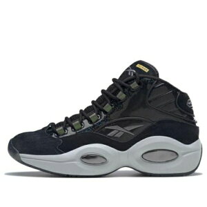 Reebok ���[�{�b�N �����Y �X�j�[�J�[ �yReebok Question Mid x Panini 'Black Pulsar Prizm' HQ4135�z �T�C�Y US_M_4