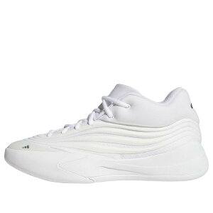 adidas �A�f�B�_�X �����Y �X�j�[�J�[ �yadidas Dame 10 'White Zero Metallic' KJ4397�z �T�C�Y US_8(26.0cm)