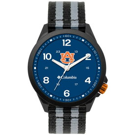 コロンビア メンズ 腕時計 アクセサリー Auburn Tigers Columbia Crestview 3Hand Date Nylon Strap Watch Black