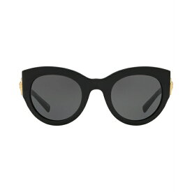 ヴェルサーチ レディース サングラス＆アイウェア アクセサリー Women's Sunglasses, VE4353 BLACK/GREY