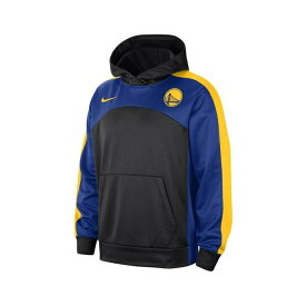 ナイキ レディース パーカー・スウェットシャツ アウター Men's Black, Royal Golden State Warriors Authentic Starting Five Force Performance Pullover Hoodie Black, Royal