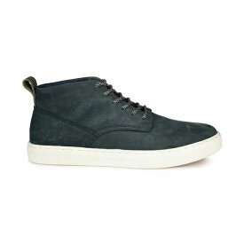 テリトリー メンズ スニーカー シューズ Men's Rove Casual Leather Sneaker Boots Blue