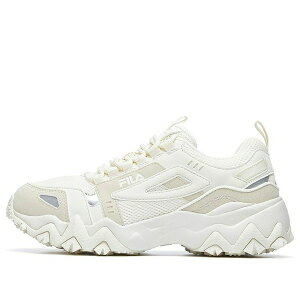 FILA �t�B�� ���f�B�[�X �X�j�[�J�[ �y(WMNS) FILA Oakmont low-top Running Shoes Beige F12W031111FSA�z �T�C�Y US_7.5(24.5cm)