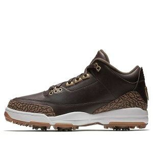 Air Jordan �W���[�_�� �����Y �X�j�[�J�[ �yAir Jordan 3 Golf Premium 'Brown' AO8952-200�z �T�C�Y US_10(28.0cm)