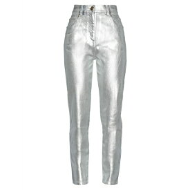 【送料無料】 バルマン レディース デニムパンツ ボトムス Jeans Silver