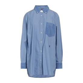 【送料無料】 トミー ヒルフィガー レディース シャツ トップス Shirts Azure