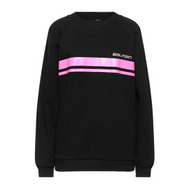 【送料無料】 バルマン レディース パーカー・スウェットシャツ アウター Sweatshirts Black