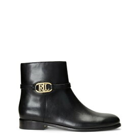 【送料無料】 ラルフローレン レディース ブーツ シューズ Briela Leather Bootie Black