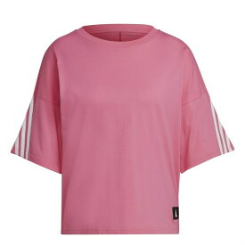 【送料無料】 アディダス レディース Tシャツ トップス Future Icons T-Shirt Pink