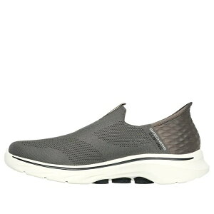 Skechers �X�P�b�`���[�Y �����Y �X�j�[�J�[ �ySkechers Go Walk 7 Slip-Ins 'Brown' 216641-BRN�z �T�C�Y US_7(25.0cm)
