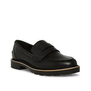uh fB[X Xb|E[t@[ V[Y Lugged Waterproof Penny Loafer Black Leather