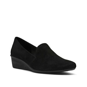 ANC fB[X T_ V[Y Wendell Wedge Slip-On Black Suede