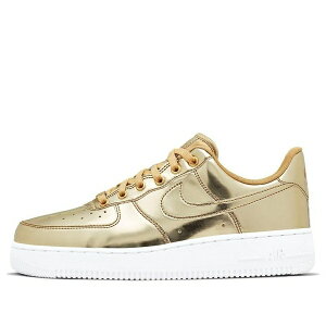 Nike �i�C�L ���f�B�[�X �X�j�[�J�[ �y(WMNS) Nike Air Force 1 SP 'Liquid Metal - Gold' CQ6566-700�z �T�C�Y US_W_13.5