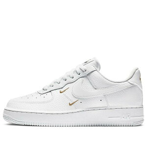 Nike �i�C�L ���f�B�[�X �X�j�[�J�[ �y(WMNS) Nike Air Force 1 '07 Essential 'White Metallic Gold' CT1989-100�z �T�C�Y US_5.5(22.5cm)