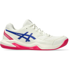 ASICS AVbNX fB[X Xj[J[ yASICS Gel-Dedicate 8 Indoor Cream Dark Cobalt (Women's)z TCY US_W_10 Cream/Dark Cobalt