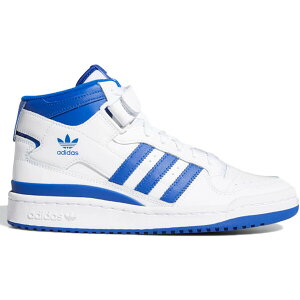 adidas AfB_X fB[X Xj[J[ yadidas Forum Mid White Royal Blue (Women's)z TCY US_W_10.5 Cloud White/Royal Blue/Cloud White