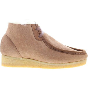 Clarks N[NX fB[X Xj[J[ yClarks Originals Wallabee Boot Tan Lined Leather (Women's)z TCY US_7(24.0cm) Tan